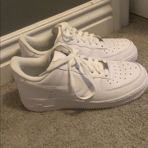 White Air Force 1 shoes
